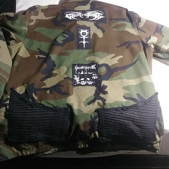 Army jacket (ghostemane) custom made - Picture 5 of 5